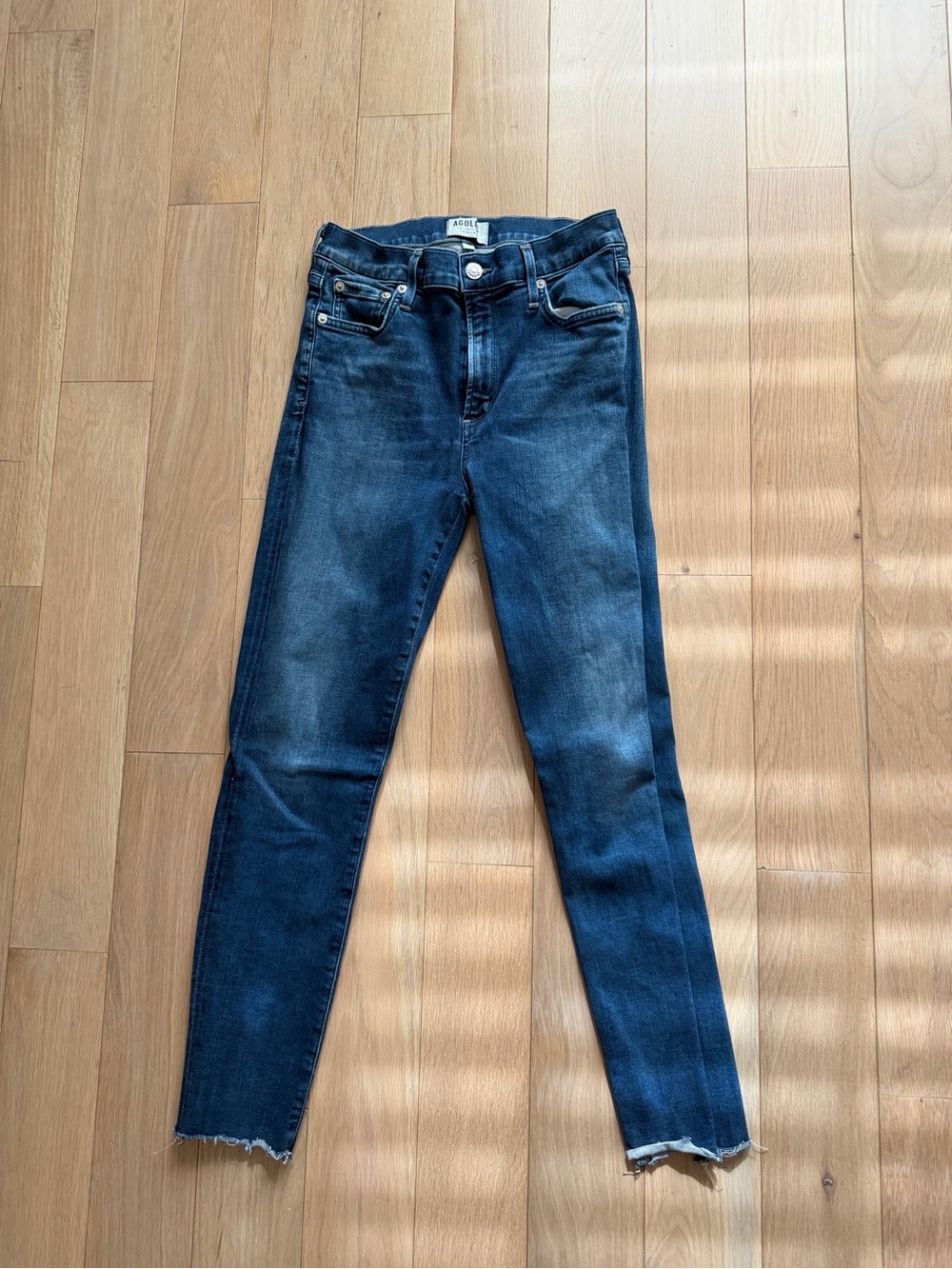 Agolde Men's Indigo Slim Straight Jeans